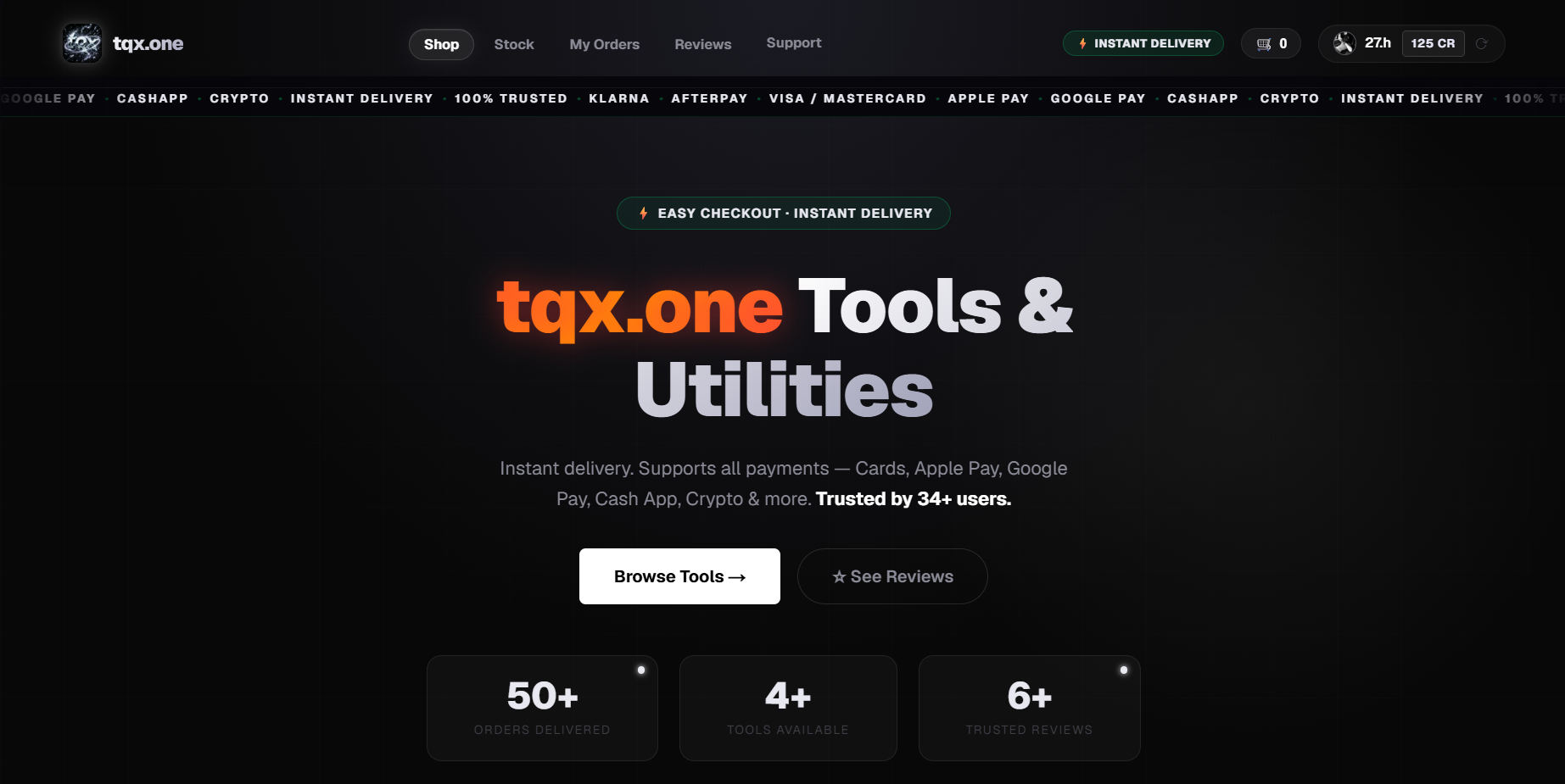 TQX.ONE STORE (DIGITAL MARKETPLACE) screenshot 1